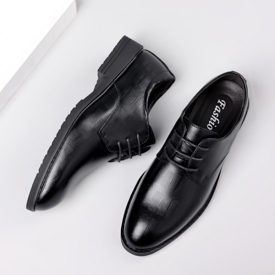 Men's leather shoes, business formal, genuine leather soft-soled, breathable, cross-border casual shoes, British-style groom's wedding suit derby shoes. Men's leather shoes, business formal, genuine leather soft-soled, breathable, cross-border casual shoes, British-style groom's wedding suit derby shoes.