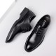 Men's leather shoes, business formal, genuine leather soft-soled, breathable, cross-border casual shoes, British-style groom's wedding suit derby shoes. Men's leather shoes, business formal, genuine leather soft-soled, breathable, cross-border casual shoes, British-style groom's wedding suit derby shoes.