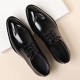 New top-grain cowhide men's leather shoes, business formal, genuine leather wedding shoes, commuting, British-style breathable casual shoes
