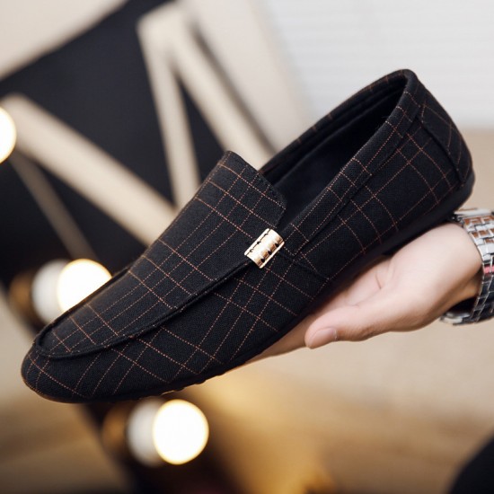 Summer men's slip-on shoes, Korean-style trendy, breathable, large sizes for young men. Dropshipping Summer men's slip-on shoes, Korean-style trendy, breathable, large sizes for young men. Dropshipping