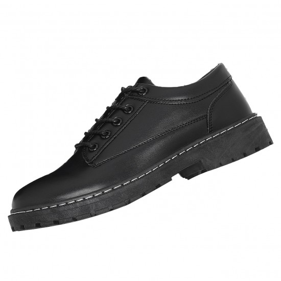 Men's business leather shoes, formal British-style casual shoes, cross-border delivery of thick-soled suit shoes for youth students