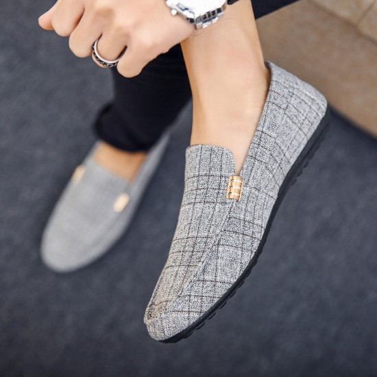 Summer men's slip-on shoes, Korean-style trendy, breathable, large sizes for young men. Dropshipping Summer men's slip-on shoes, Korean-style trendy, breathable, large sizes for young men. Dropshipping