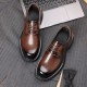 New autumn men's leather shoes, large toe commuter thick-soled genuine leather men's shoes, top-grain cowhide, luxury black British style New autumn men's leather shoes, large toe commuter thick-soled genuine leather men's shoes, top-grain cowhide, luxury black British style