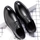 New men's leather shoes, business formal, genuine leather, soft-soled, casual cross-border men's shoes, height-enhancing wedding shoes New men's leather shoes, business formal, genuine leather, soft-soled, casual cross-border men's shoes, height-enhancing wedding shoes