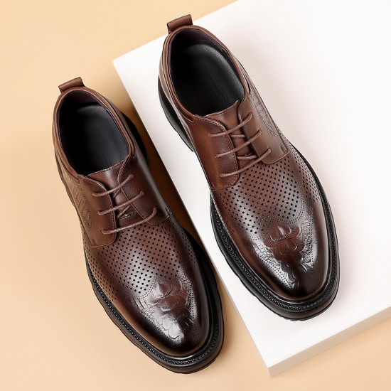 New summer sandals, men's hollow Business casual men's shoes, genuine leather, soft-soled, breathable, outdoor-inspired shoes. New summer sandals, men's hollow Business casual men's shoes, genuine leather, soft-soled, breathable, outdoor-inspired shoes.