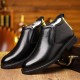 Men's cotton shoes, thickened, casual, middle-aged and elderly dad shoes, top-grain cowhide, warm, plush, high-top wool men's leather shoes. Men's cotton shoes, thickened, casual, middle-aged and elderly dad shoes, top-grain cowhide, warm, plush, high-top wool men's leather shoes.