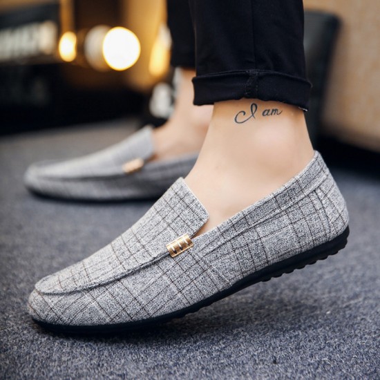 Summer men's slip-on shoes, Korean-style trendy, breathable, large sizes for young men. Dropshipping Summer men's slip-on shoes, Korean-style trendy, breathable, large sizes for young men. Dropshipping
