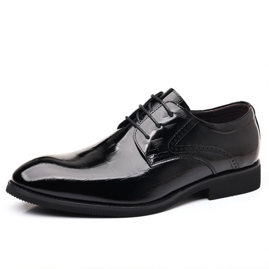 New Top-Grain Cowhide Men's Leather Shoes, Breathable Commuter Black, British Style Casual Genuine Leather Shoes, Breathable Factory Wholesale
