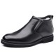 Men's cotton shoes, thickened, casual, middle-aged and elderly dad shoes, top-grain cowhide, warm, plush, high-top wool men's leather shoes. Men's cotton shoes, thickened, casual, middle-aged and elderly dad shoes, top-grain cowhide, warm, plush, high-top wool men's leather shoes.