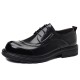 High-end men's shoes, autumn new, men's genuine leather business shoes, non-slip, large-toe, thick-soled casual leather shoes for young and middle-aged men High-end men's shoes, autumn new, men's genuine leather business shoes, non-slip, large-toe, thick-soled casual leather shoes for young and middle-aged men