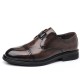 Men's business shoes, genuine leather slip-on, formal business wedding shoes, new top-grain cowhide breathable men's shoes, versatile British style