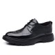 New Summer Men's Leather Shoes, Trendy Business Formal Wedding Shoes, Breathable Korean Style Sandals with Thick Soles New Summer Men's Leather Shoes, Trendy Business Formal Wedding Shoes, Breathable Korean Style Sandals with Thick Soles
