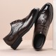 New men's leather formal shoes, business wedding shoes, top-grain cowhide, fashionable Korean-style men's shoes, gentleman's leather flat shoes New men's leather formal shoes, business wedding shoes, top-grain cowhide, fashionable Korean-style men's shoes, gentleman's leather flat shoes