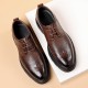 New Summer Men's Leather Shoes, Trendy Business Formal Wedding Shoes, Breathable Korean Style Sandals with Thick Soles New Summer Men's Leather Shoes, Trendy Business Formal Wedding Shoes, Breathable Korean Style Sandals with Thick Soles