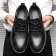 Autumn and winter men's casual leather shoes, Korean-style, breathable low-top, pointed-toe, trendy, versatile, soft-soled, work shoes for men Autumn and winter men's casual leather shoes, Korean-style, breathable low-top, pointed-toe, trendy, versatile, soft-soled, work shoes for men