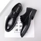 Men's leather shoes, business formal, genuine leather soft-soled, breathable, cross-border casual shoes, British-style groom's wedding suit derby shoes. Men's leather shoes, business formal, genuine leather soft-soled, breathable, cross-border casual shoes, British-style groom's wedding suit derby shoes.